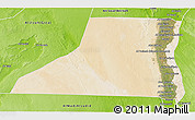 Satellite 3D Map of Al Minya (Menia), physical outside