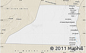 Classic Style Map of Al Minya (Menia)
