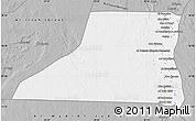 Gray Map of Al Minya (Menia)