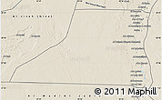Shaded Relief Map of Al Minya (Menia)