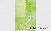 Physical Map of Aswan