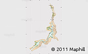 Satellite Map of Aswan, cropped outside