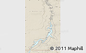 Shaded Relief Map of Aswan