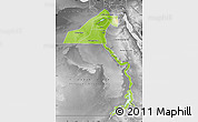 Physical Map of Upper Egypt, desaturated
