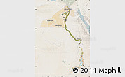 Satellite Map of Upper Egypt, lighten
