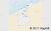 Classic Style 3D Map of Al Iskandariyah (Alex.), single color outside