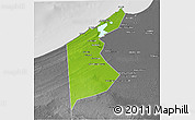 Physical 3D Map of Al Iskandariyah (Alex.), desaturated