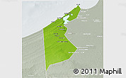 Physical 3D Map of Al Iskandariyah (Alex.), lighten, semi-desaturated