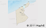 Shaded Relief 3D Map of Al Iskandariyah (Alex.), single color outside