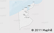 Silver Style 3D Map of Al Iskandariyah (Alex.), single color outside