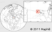Blank Location Map of Al Iskandariyah (Alex.), highlighted parent region