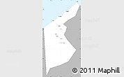 Gray Simple Map of Al Iskandariyah (Alex.), single color outside