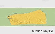 Savanna Style Panoramic Map of Al Qahirah (Cairo), single color outside