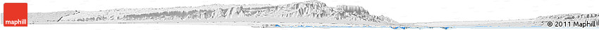 Silver Style Horizon Map of As Suways (Suez)