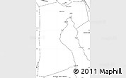 Blank Simple Map of As Suways (Suez)