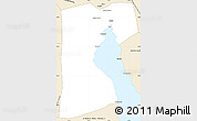 Classic Style Simple Map of As Suways (Suez)