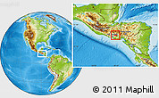 Physical Location Map of Cabanas