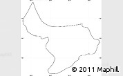 Blank Simple Map of Nueva Trinidad, cropped outside