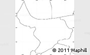 Blank Simple Map of Nueva Trinidad, no labels