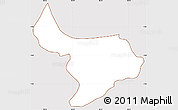 Classic Style Simple Map of Nueva Trinidad, cropped outside