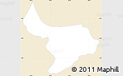 Classic Style Simple Map of Nueva Trinidad, single color outside