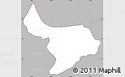 Gray Simple Map of Nueva Trinidad, cropped outside