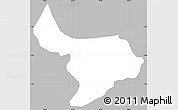 Gray Simple Map of Nueva Trinidad, single color outside
