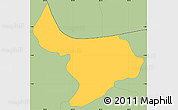 Savanna Style Simple Map of Nueva Trinidad