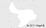 Silver Style Simple Map of Nueva Trinidad, single color outside