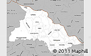 Gray Simple Map of Chalatenango