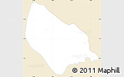 Classic Style Simple Map of Tenancingo, single color outside