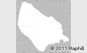 Gray Simple Map of Tenancingo