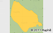 Savanna Style Simple Map of Tenancingo