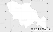 Silver Style Simple Map of San Antonio Masahuat