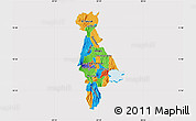 Political Map of San Salvador, cropped outside