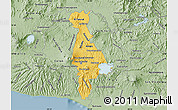 Savanna Style Map of San Salvador