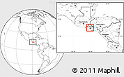 Blank Location Map of Nejapa