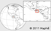Blank Location Map of Guadalupe