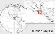 Blank Location Map of Metapan