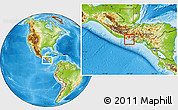 Physical Location Map of Nahulingo, highlighted parent region