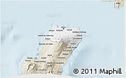 Classic Style 3D Map of Bioko Norte
