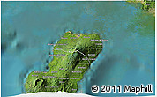 Satellite 3D Map of Bioko Norte