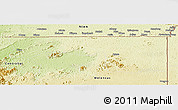 Physical Panoramic Map of Kientem