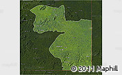 Satellite 3D Map of Welenzas, darken