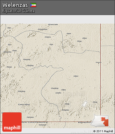 Shaded Relief 3D Map of Welenzas