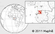 Blank Location Map of Welenzas
