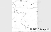 Blank Simple Map of Welenzas