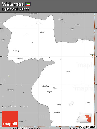 Gray Simple Map of Welenzas