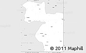 Silver Style Simple Map of Welenzas