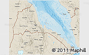 Shaded Relief 3D Map of Eritrea